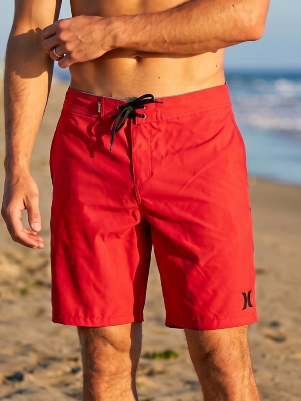 NWT | Hurley Phantom 21" Performance Stretch Board Shorts | Red | Size 36